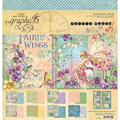 Graphic 45 Fairie Wings Designpapier - Collection Pack